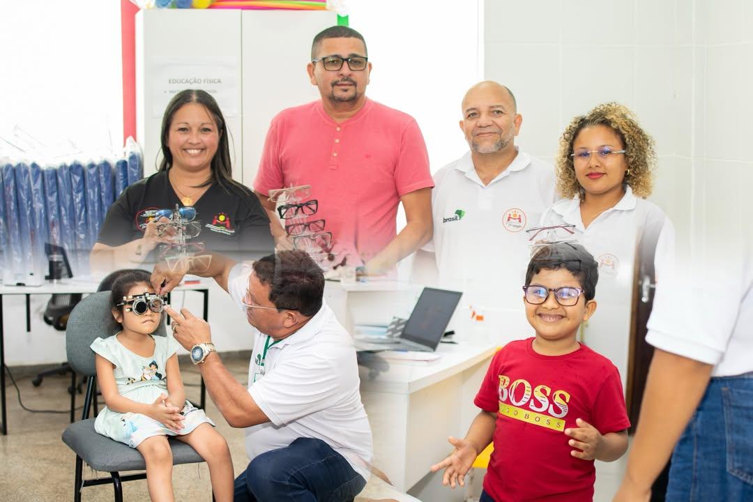 Mazagão realiza ação de saúde ocular e atende cerca de 400 alunos