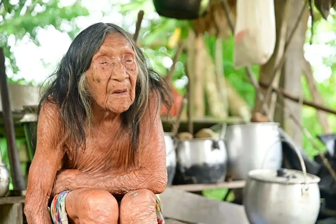 'Memória viva': indígena de 102 anos recebe acolhimento em ação de saúde