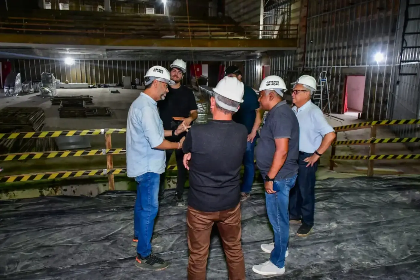 Obra de recuperação do Teatro das Bacabeiras alcança 50% de conclusão
