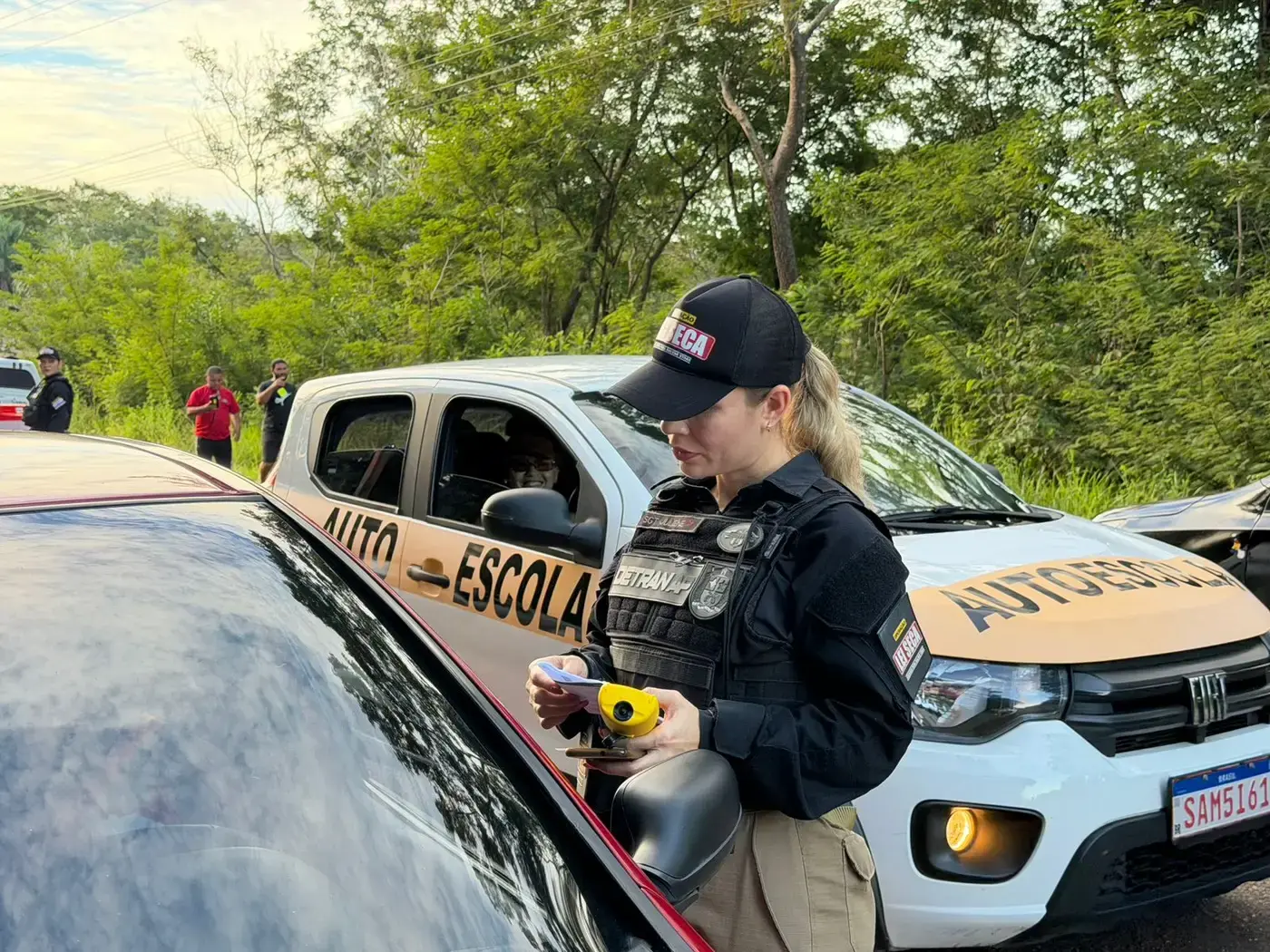 Operação Lei Seca intensifica fiscalização na Rodovia do Curiaú durante o Maio Amarelo