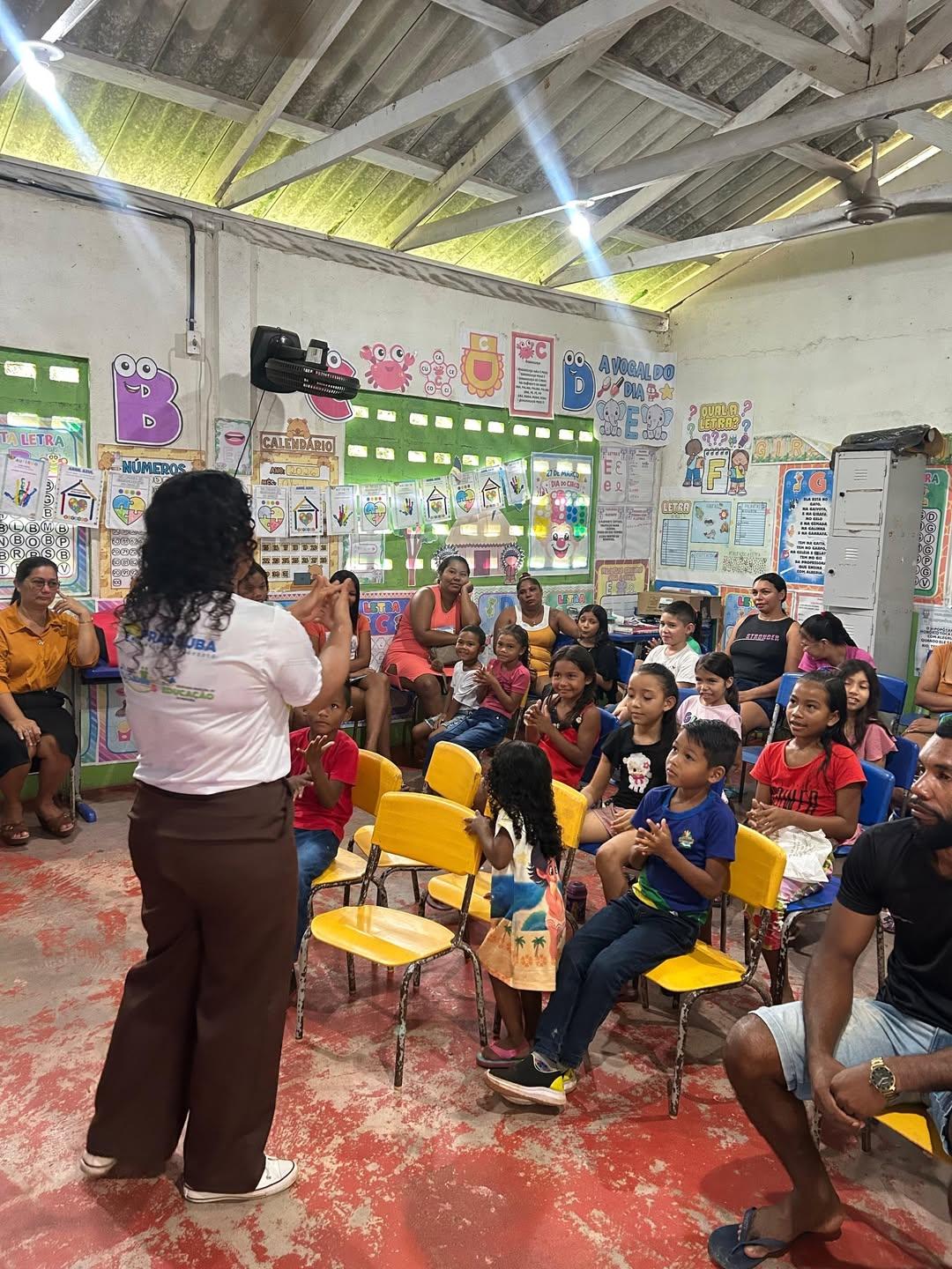 Pracuúba realiza ação do Programa Saúde na Escola na comunidade do Porto Franco