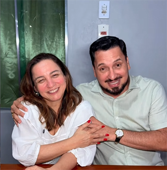 Prefeito Alessandro Brazão recebe Professora Marcivânia para tratar de demandas de Ferreira Gomes