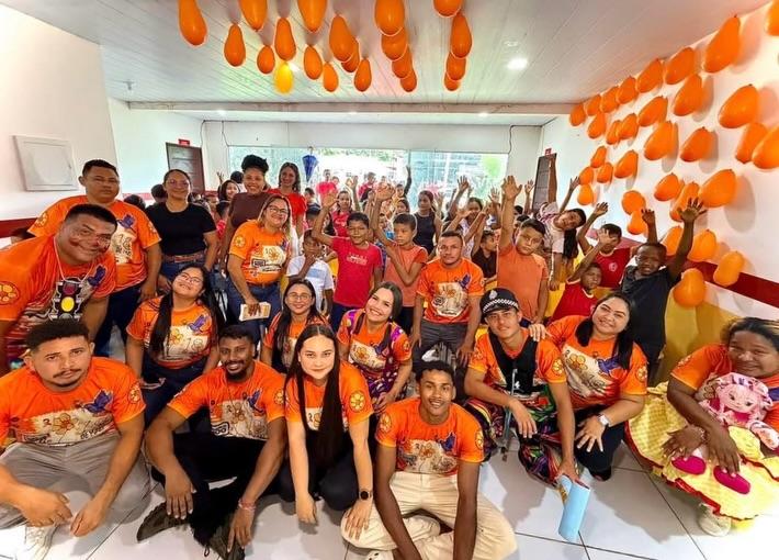 Prefeitura de Mazagão realiza ação do Maio Laranja na comunidade do Rio Ariramba