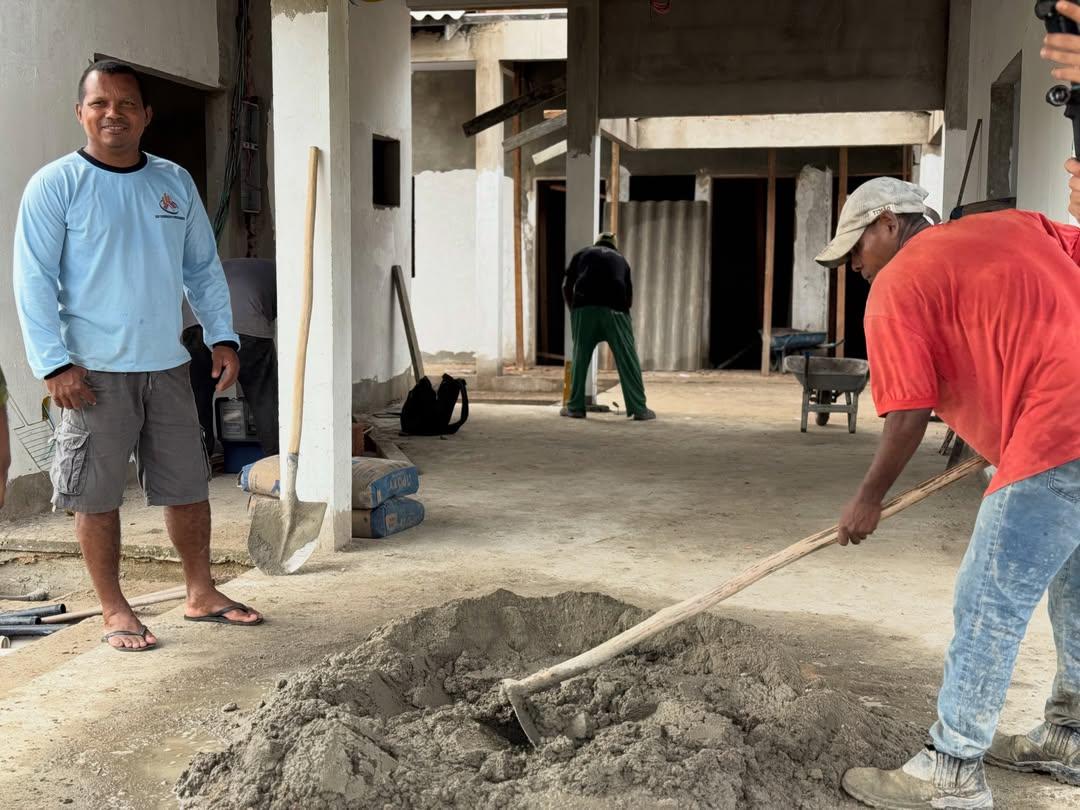 Prefeitura de Mazagão retoma reforma da Escola Municipal Conceição do Maracá