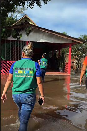 Secretariado de Ferreira Gomes entra em alerta diante das inundações do Rio Araguari