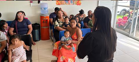 UBS Pracuúba realiza palestra do Maio Laranja para reforçar proteção de crianças e adolescentes