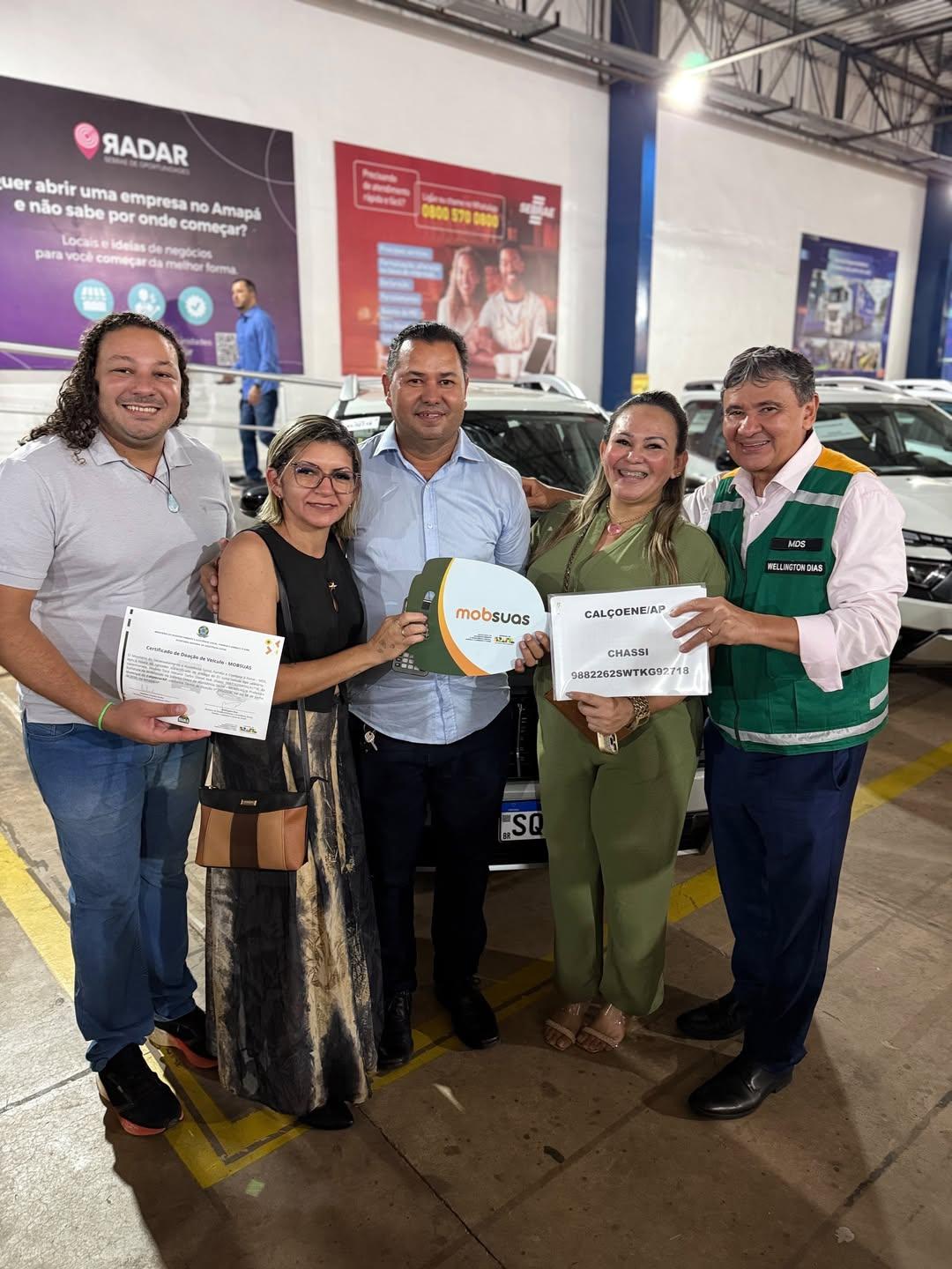 Calçoene recebe veículo do MobSUAS para fortalecer atendimento da Assistência Social