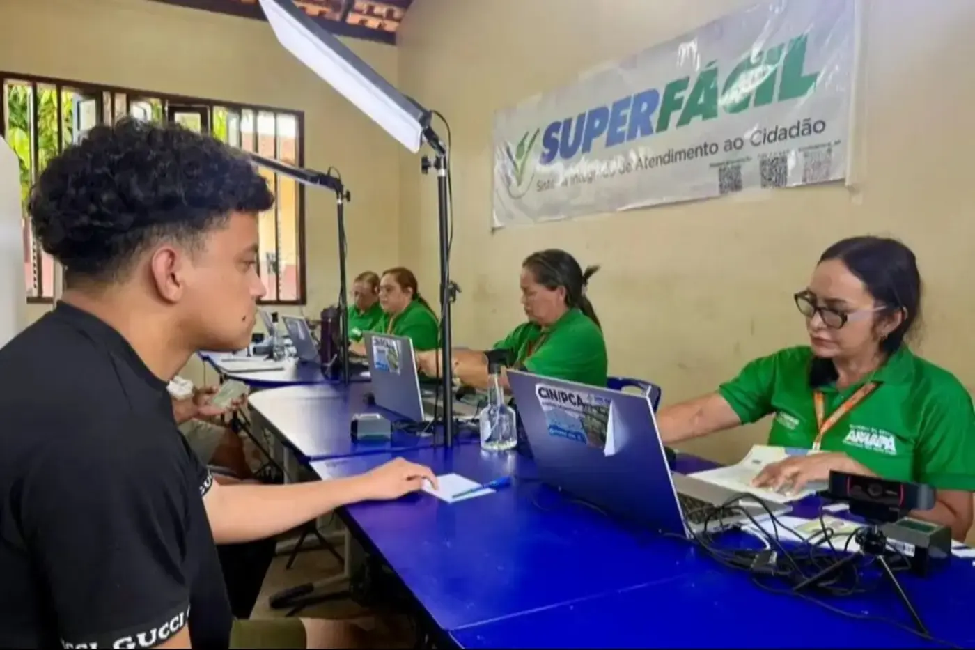 Comunidade do Maracá no município de Mazagão é beneficiada por serviços de cidadania realizados pelo Superfácil