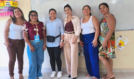 Educação acompanha obra e visita escolas em comunidades de Cutias