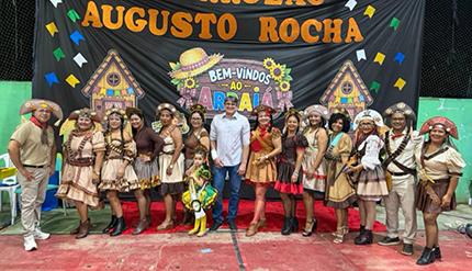 Forrozão da Escola Augusto Rocha valoriza cultura junina em Pracuúba