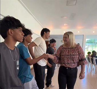 Prefeita Paulinha Santos destaca aula inaugural do Novo Amapá Jovem em Serra do Navio