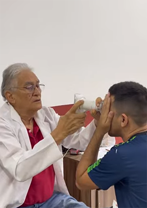 Prefeitura de Amapá realiza mutirão de exames oftalmológicos pelo Projeto Visão para Todos
