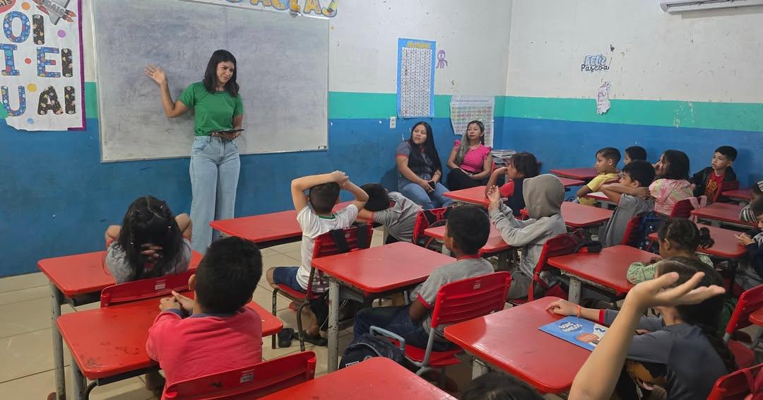 Prefeitura de Oiapoque leva ações do Junho Verde a escolas da rede municipal 