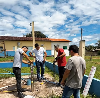 Prefeitura de Porto Grande realiza manutenção em sistema de abastecimento de água na comunidade do Munguba