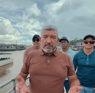 Prefeitura de Santana e Programa Calha Norte acompanham obras de passarelas no Matapi Mirim