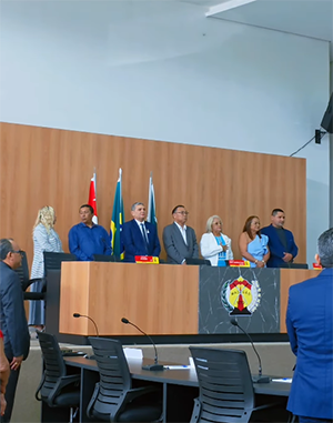 SEMED participa da inauguração da nova sede da Câmara de Mazagão