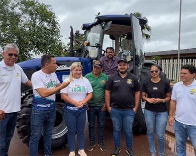 Serra do Navio recebe 750 óculos gratuitos e trator para apoiar produtores rurais