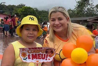 Serra do Navio reforça ações do Maio Laranja em defesa de crianças e adolescentes