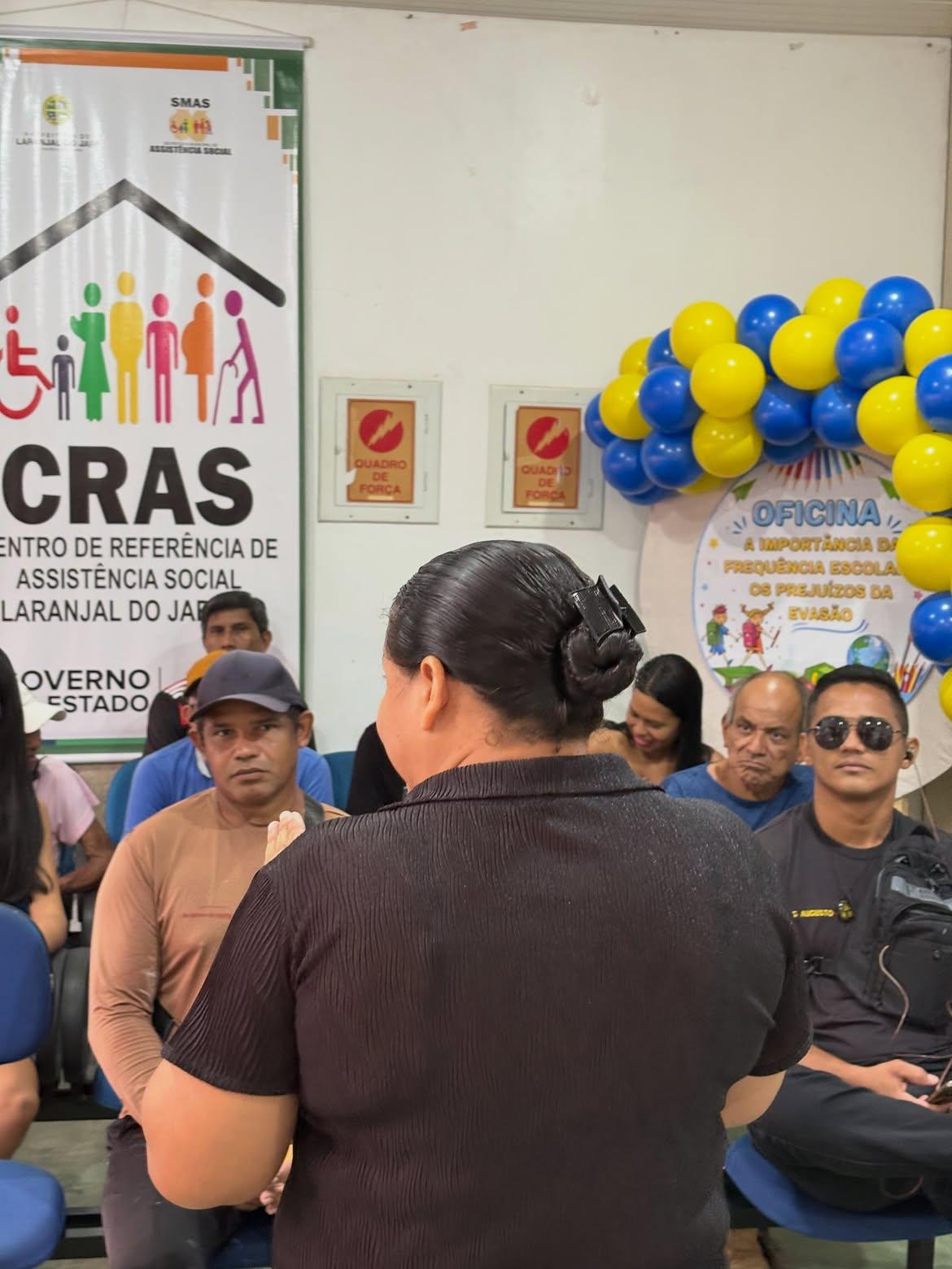 CRAS de Laranjal do Jari promove oficina de combate à evasão escolar