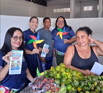 Ferreira Gomes reforça campanha de combate ao trabalho infantil com ação de conscientização