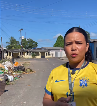 Laranjal do Jari realiza ação educativa contra descarte irregular de entulho