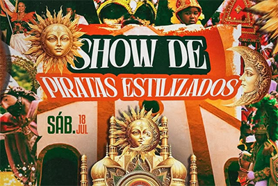 Piratas Estilizados leva samba-enredo oficial à Festa de São Tiago, em Mazagão Velho