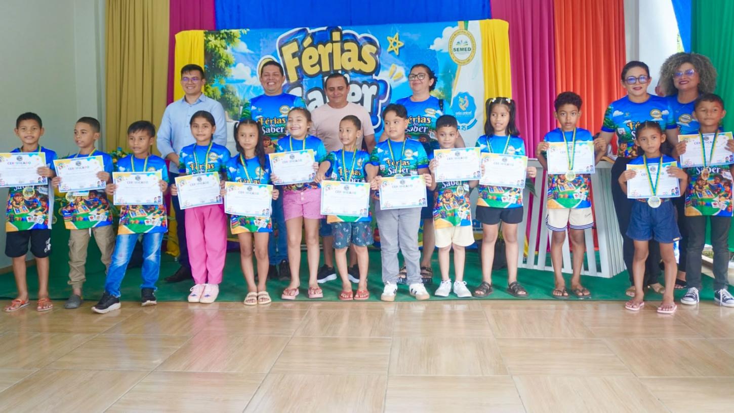 Projeto Férias do Saber encerra mais uma edição com foco no aprendizado em Vitória do Jari