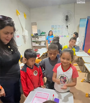Projeto leva leitura, jogos e reforço da alfabetização a estudantes da Ilha de Santana