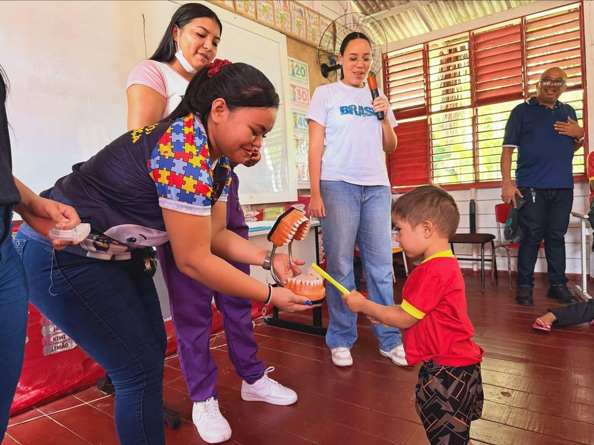 Saúde e Educação levam ação integrada à Escola Municipal Baixo Mutuaca