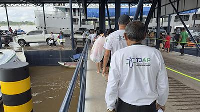 Vara da Infância e Juventude de Santana fiscaliza terminal hidroviário da cidade