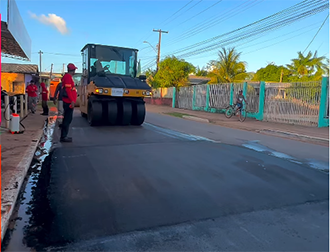 Vitória do Jari amplia segurança no trânsito com implantação de nova faixa elevada para pedestres