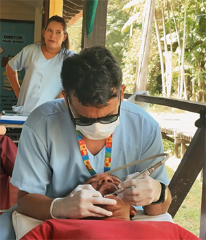 Ação de saúde leva atendimentos à comunidade de Foz do Macacoari, em Itaubal