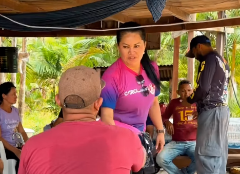 Carol Monteiro visita Assentamento Manoel Jacinto durante agenda de campanha no interior do Amapá