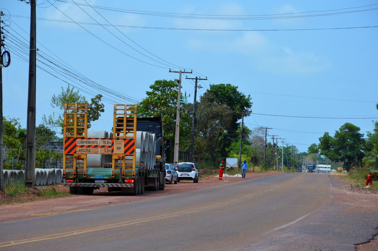 Governo do Amapá inicia obra de restauração e ampliação da rodovia AP-440, conhecida como Km-9