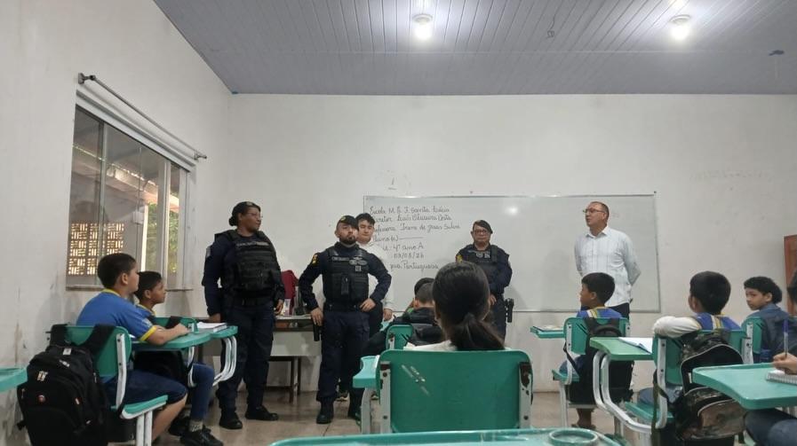 Guarda Municipal intensifica proteção às escolas na volta às aulas em Laranjal do Jari