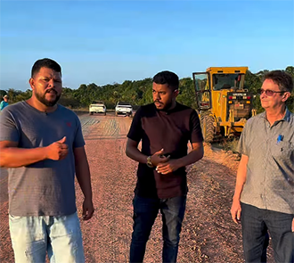 Prefeitura de Calçoene avança na recuperação do Ramal do Juncal