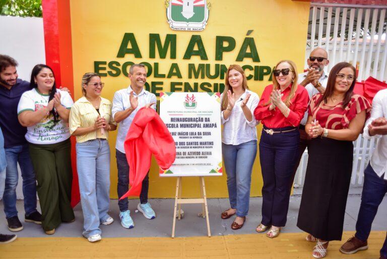 Prefeitura de Macapá entrega nova estrutura da EMEF Amapá e reforça investimentos na educação