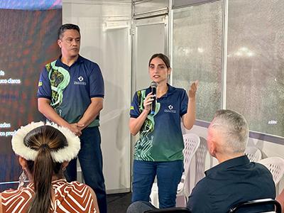 TCE/AP defende governança e transparência na gestão de recursos naturais durante apresentação na Expofeira