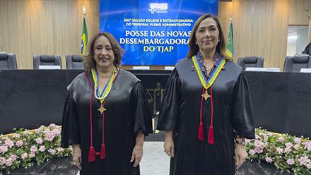 TJAP vive momento histórico com posse de duas novas desembargadoras e avanço da equidade de gênero