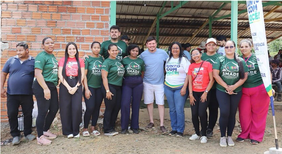 Ação itinerante leva serviços de saúde, assistência social e educação à comunidade de Igarapé Grande, em Oiapoque