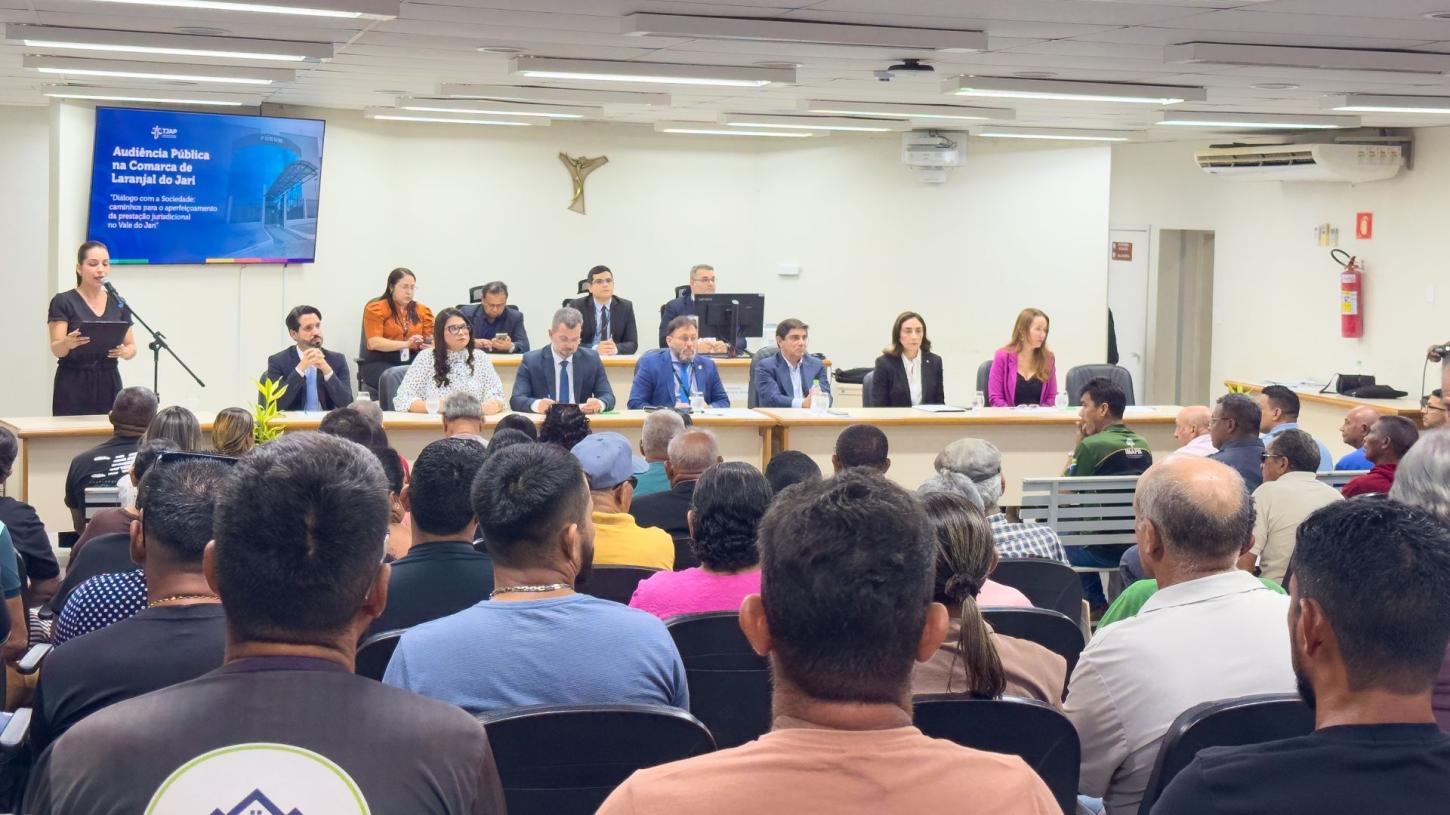 Audiência pública realizada pela Corregedoria-Geral do TJAP mobiliza comunidade do Vale do Jari