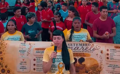Caminhada do Setembro Amarelo mobiliza estudantes e profissionais em ação de valorização da vida