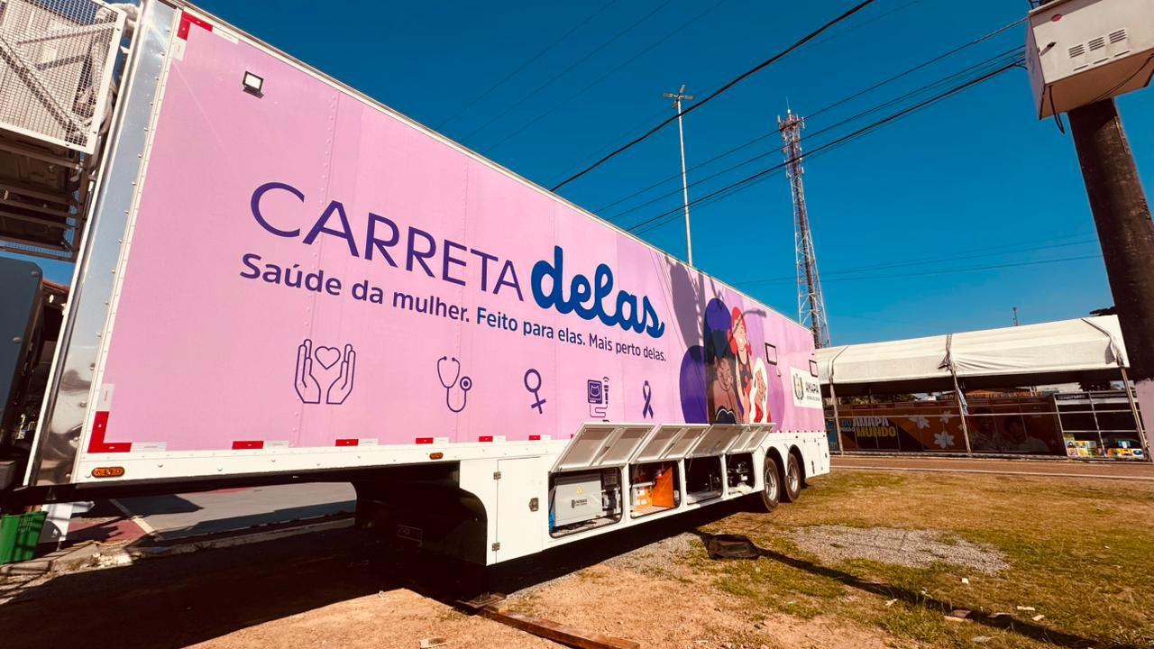 Clécio recebe nova Carreta Delas e amplia rede de cuidado à saúde da mulher