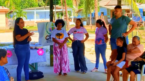 CRAS de Oiapoque realiza ação do Agosto Lilás com mulheres de Clevelândia