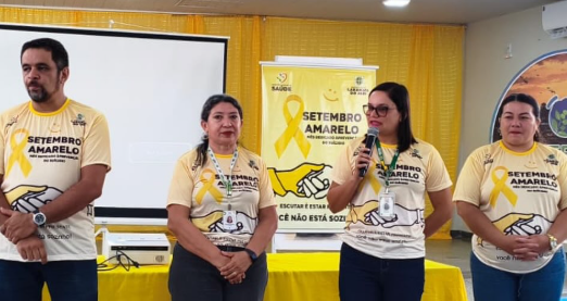 CRAS e Saúde promovem ação do Setembro Amarelo com estudantes em Laranjal do Jari