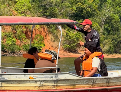 Laranjal do Jari destaca potencial turístico durante visita técnica à Cachoeira de Santo Antônio