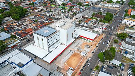 Novo Hospital de Emergência de Macapá avança para etapas de acabamento e urbanização