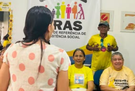 Oficina do CRAS reforça acolhimento, empatia e prevenção durante o Setembro Amarelo