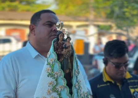Porto Grande recebe imagem peregrina de Nossa Senhora de Nazaré em caminhada de fé e devoção