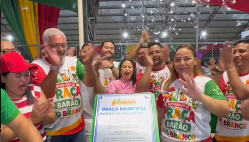 Praça Barão do Rio Branco é entregue à população do município de Amapá